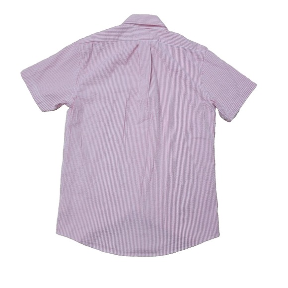 Brooks Brothers Mens Small Red White Striped Performance Seersucker Button Down - Picture 3 of 5